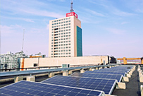 上海evo视讯办公大楼屋顶300KWp分布式光伏发电项目
